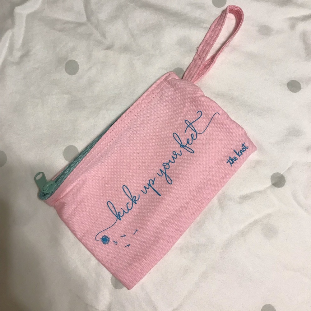 Canvas Wristlet Makeup Bag